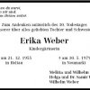 Weber Erika1955-1979 Todesanzeige